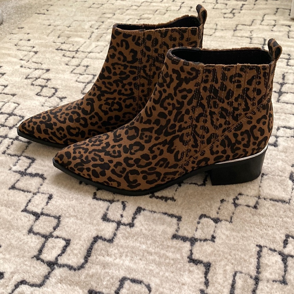 Marc Fisher Leopard Booties